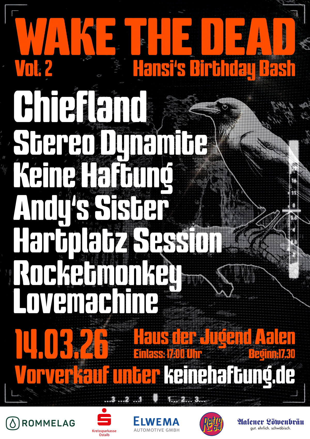 14.03.26 – Wake The Dead, Aalen